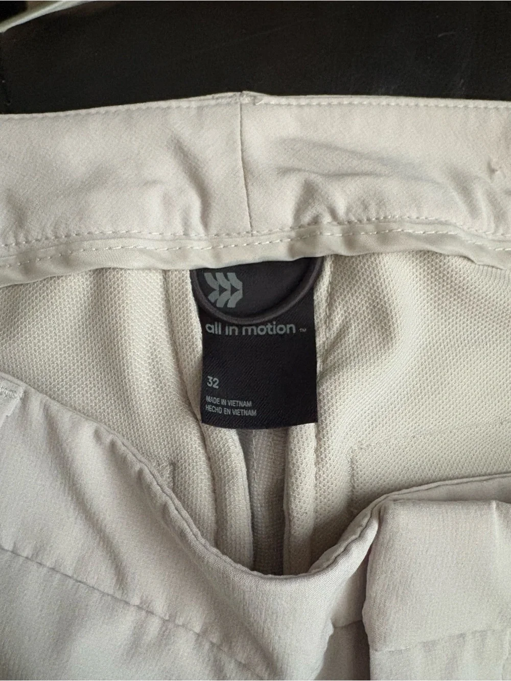 all in motion Cream High-Rise Casual Shorts